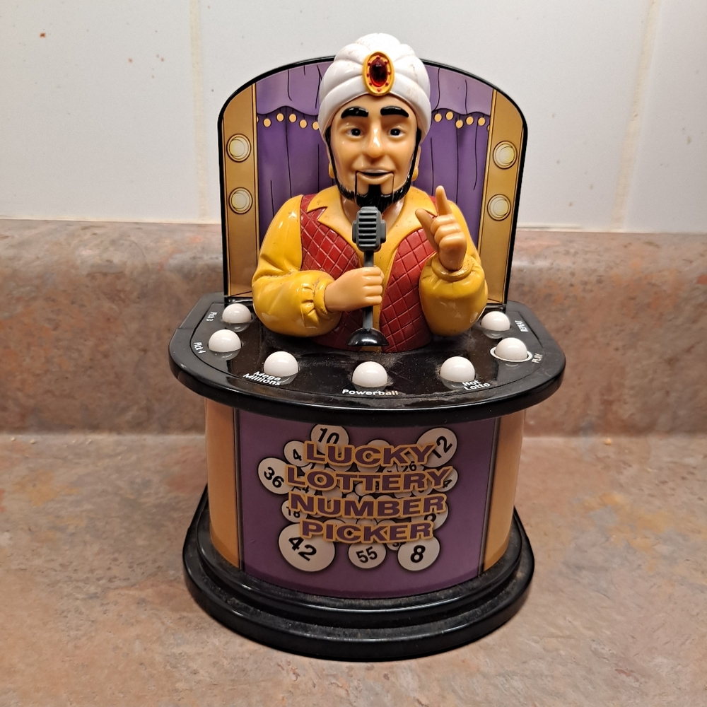 Talking Lucky Lottery Number Picker Power Ball/ Mega Millions